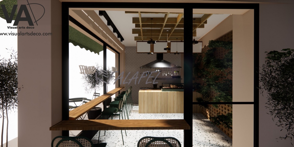 STORE DESIGN FALAFEL TAKE AWAY